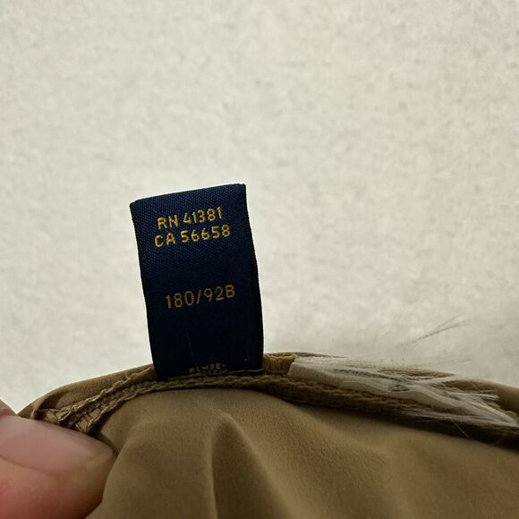 Polo Ralph Lauren Straight Fit Tan Nylon Pants Mens 36x34 Stretch Classic Golf - Picture 11 of 12